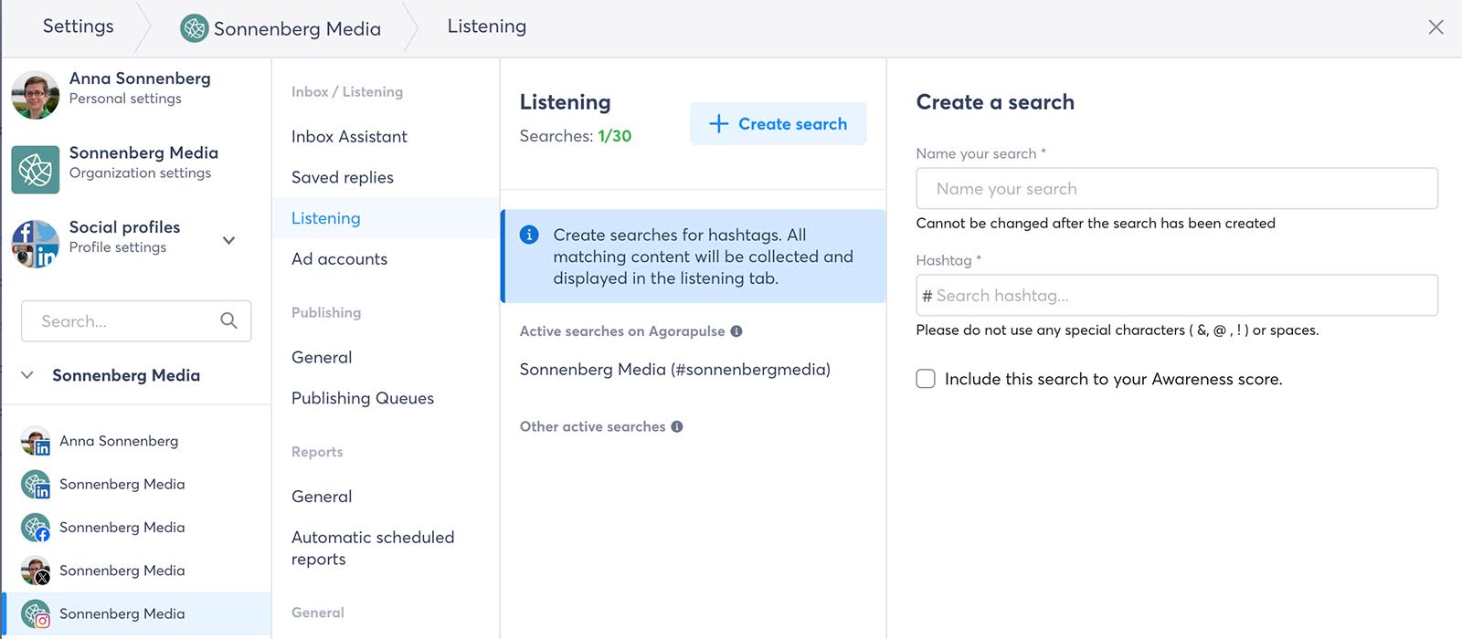 sprout social listening